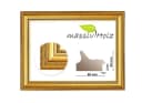 Bilderrahmen Neumann Einzelrahmen Barockrahmen 911 ORO, gold Bild 2