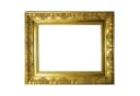 Bilderrahmen Neumann Barockrahmen Gold Massivholz fein verziert Bild 1