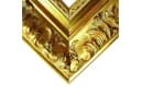 Bilderrahmen Neumann Barockrahmen Gold Massivholz fein verziert Bild 5
