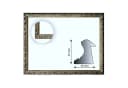 Bilderrahmen Neumann Barockrahmen Platin Fein Verziert 812 PLA Bild 2