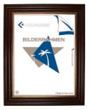 Bilderrahmen Neumann LOS ANGELES Nußbaum mit goldener Innenkante Bild 1