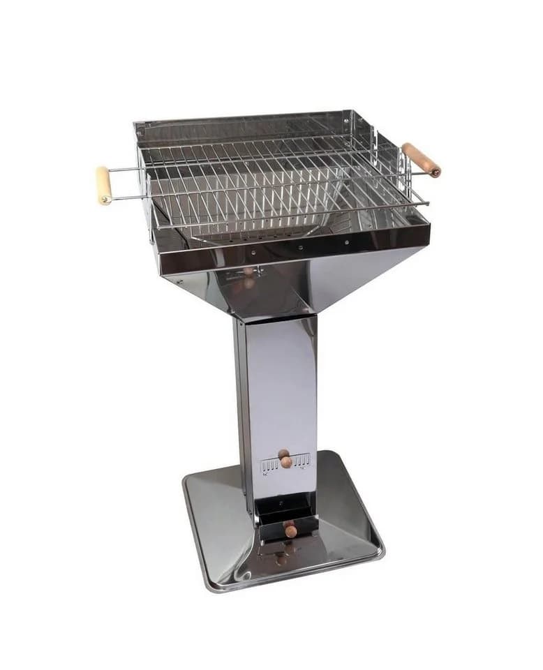 Kingsale Holzkohlegrill Säulengrill Edelstahl Trichtergrill - Bild 2