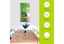 Artland Glasbild Spa Konzept Zen Basaltsteine Grün Schwarz Grau Bild 5