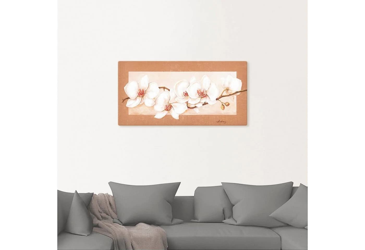 Artland Wandbild Orchideenzweig Alu/Leinwand - Bild 3