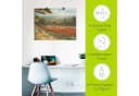 Artland Wandbild Weg am Mohnfeld Leinwand Poster Grün Bild 4