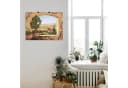 ARTLAND Wandbild Fenster in der Toskana Beige 40x30cm Bild 1