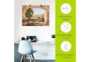 ARTLAND Wandbild Fenster in der Toskana Beige 40x30cm Bild 4