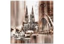 Artland Glasbild Köln Skyline Collage VI Modernes Motiv Bild 1
