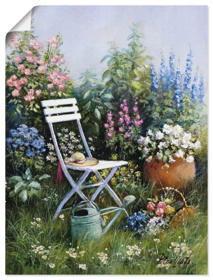 Artland Wandbild Unvergesslich Garten Leinwandbild Poster - Bild 2