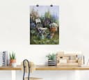 Artland Wandbild Unvergesslich Garten Leinwandbild Poster Bild 3