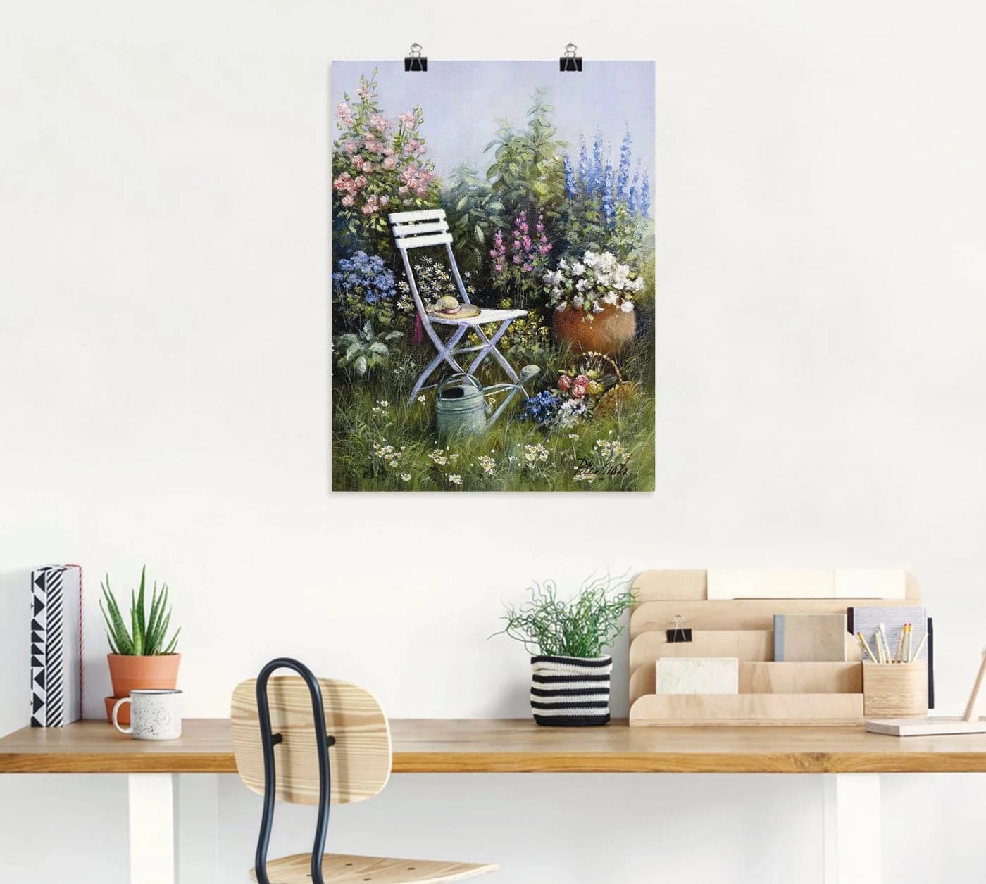 Artland Wandbild Unvergesslich Garten Leinwandbild Poster - Bild 3