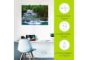 Artland Wandbild Tiefen Wald Wasserfall Leinwand Poster Bild 4