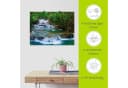Artland Wandbild Tiefen Wald Wasserfall Leinwand Poster Bild 5