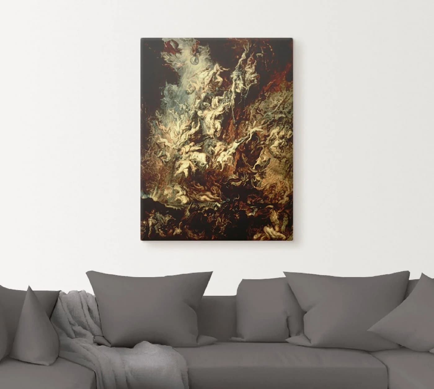 Artland Leinwandbild Höllensturz der Verdammten I Rubens - Bild 3