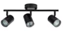 Livarno home LED-Badleuchte 3 dreh- und schwenkbare Spots schwarz Bild 2
