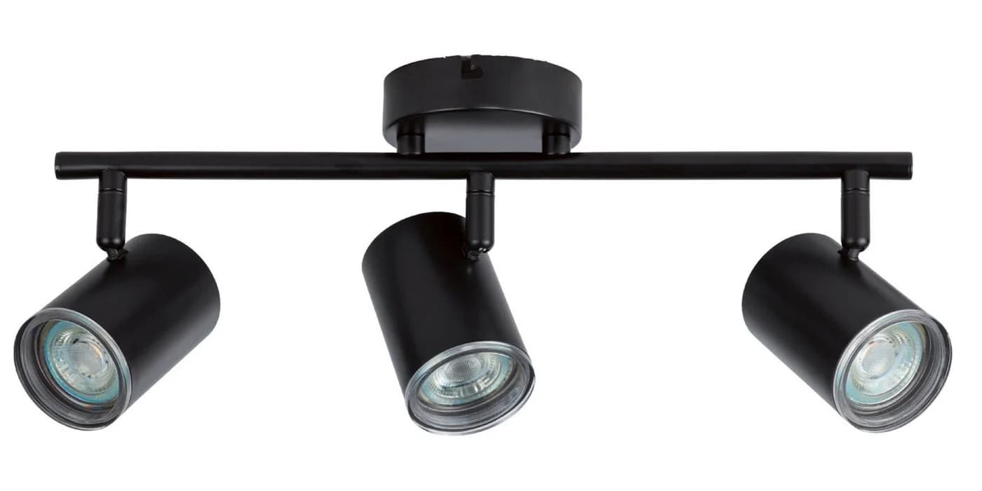 Livarno home LED-Badleuchte 3 dreh- und schwenkbare Spots schwarz - Bild 2