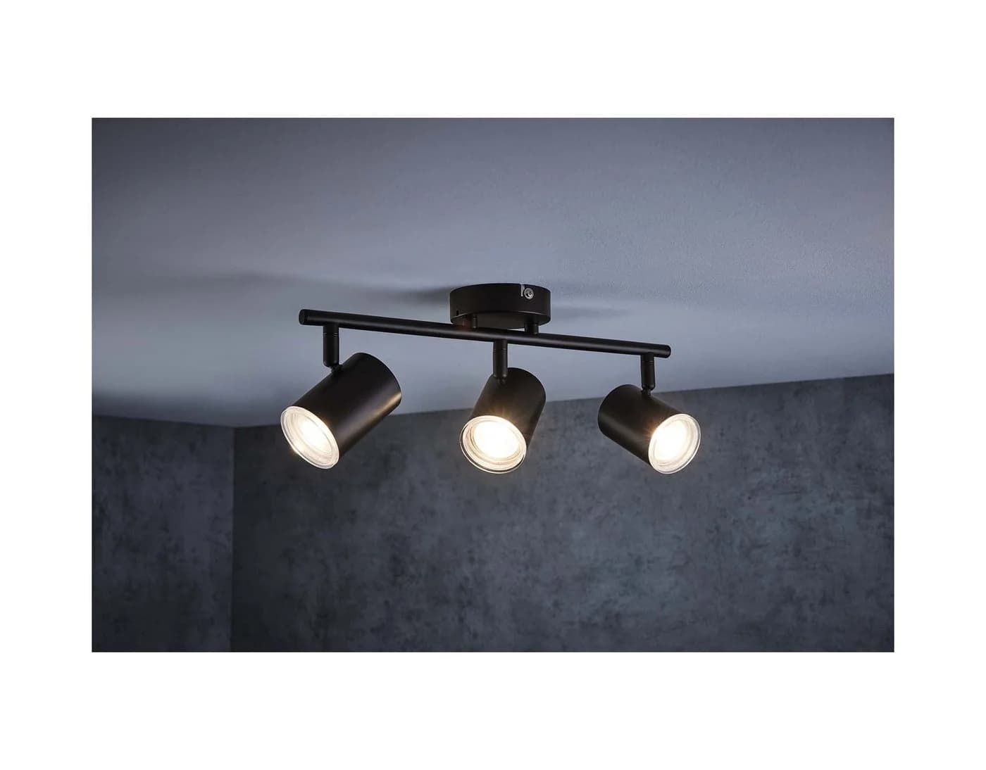 Livarno home LED-Badleuchte 3 dreh- und schwenkbare Spots schwarz - Bild 3