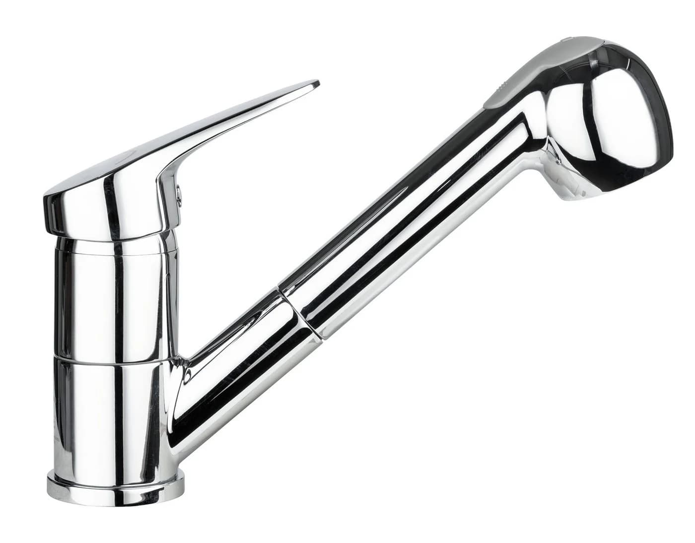 Parkside Küchenarmatur Einhebel-Spültischarmatur Hochglanz Silber mit Handbrause - Bild 2