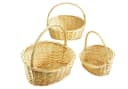Kobolo Dekokorb Geschenkkorb Set 3 Größen Natur Weide Bild 2