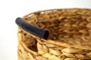 Kobolo Serviertablett 2er Set Rund Wasserhyazinthe Beige/Braun Bild 3