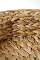 Kobolo Serviertablett 2er Set Rund Wasserhyazinthe Beige/Braun Bild 5
