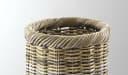 Kobolo Schirmständer Rattan Grau Bild 5