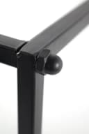 Kobolo Kaminholzregal Schwarz Metall Modernes Design Bild 4