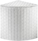 Kobolo Wäschekorb Eckwäschebehälter Weiß Nylon Bild 2