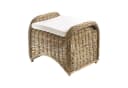 Kobolo Sitzwürfel CARDIFF Rattan Hocker Grau Bild 2