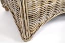 Kobolo Sitzwürfel CARDIFF Rattan Hocker Grau Bild 5