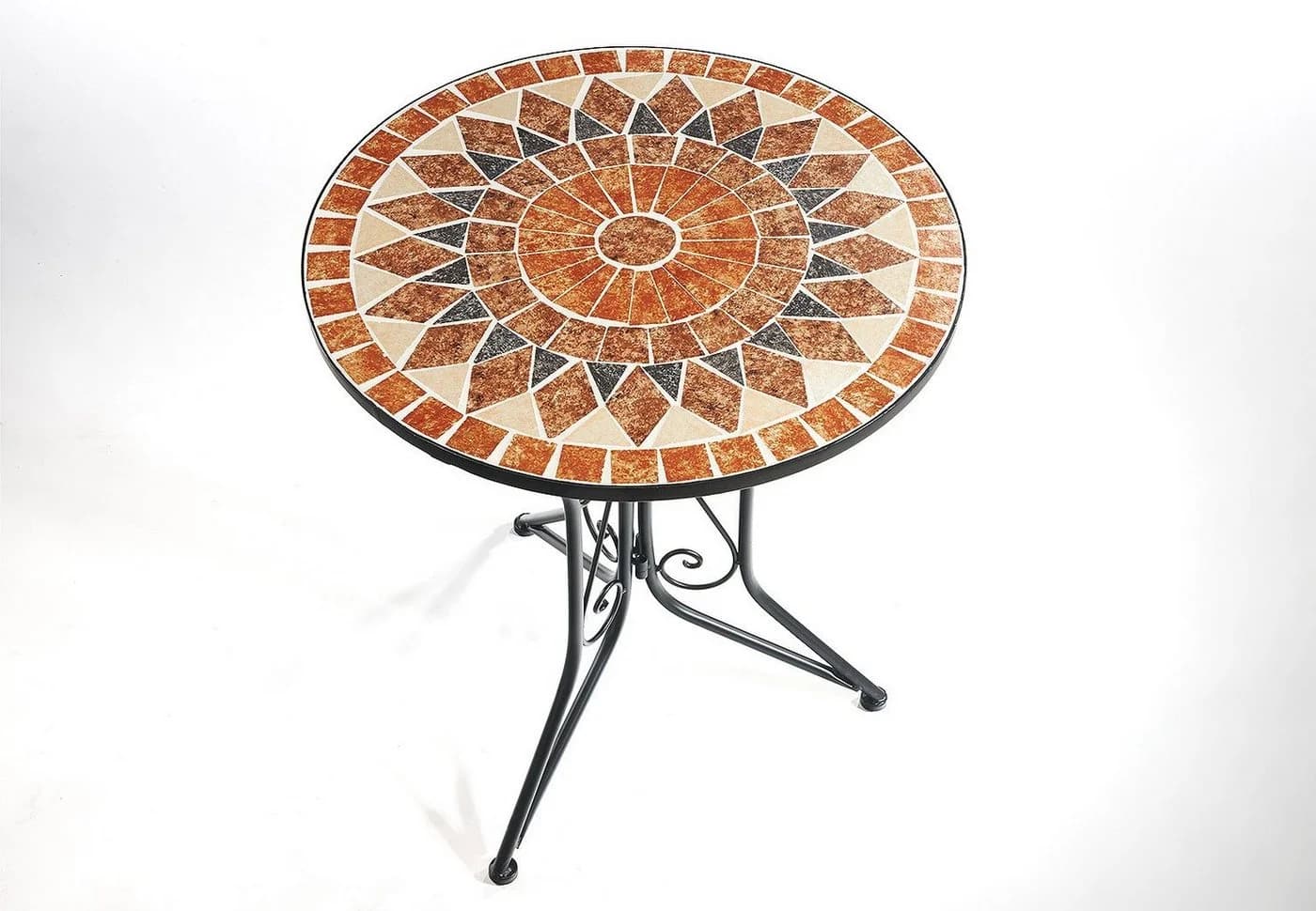 Kobolo Mosaiktisch Metalltisch 70 cm Durchmesser - Bild 4
