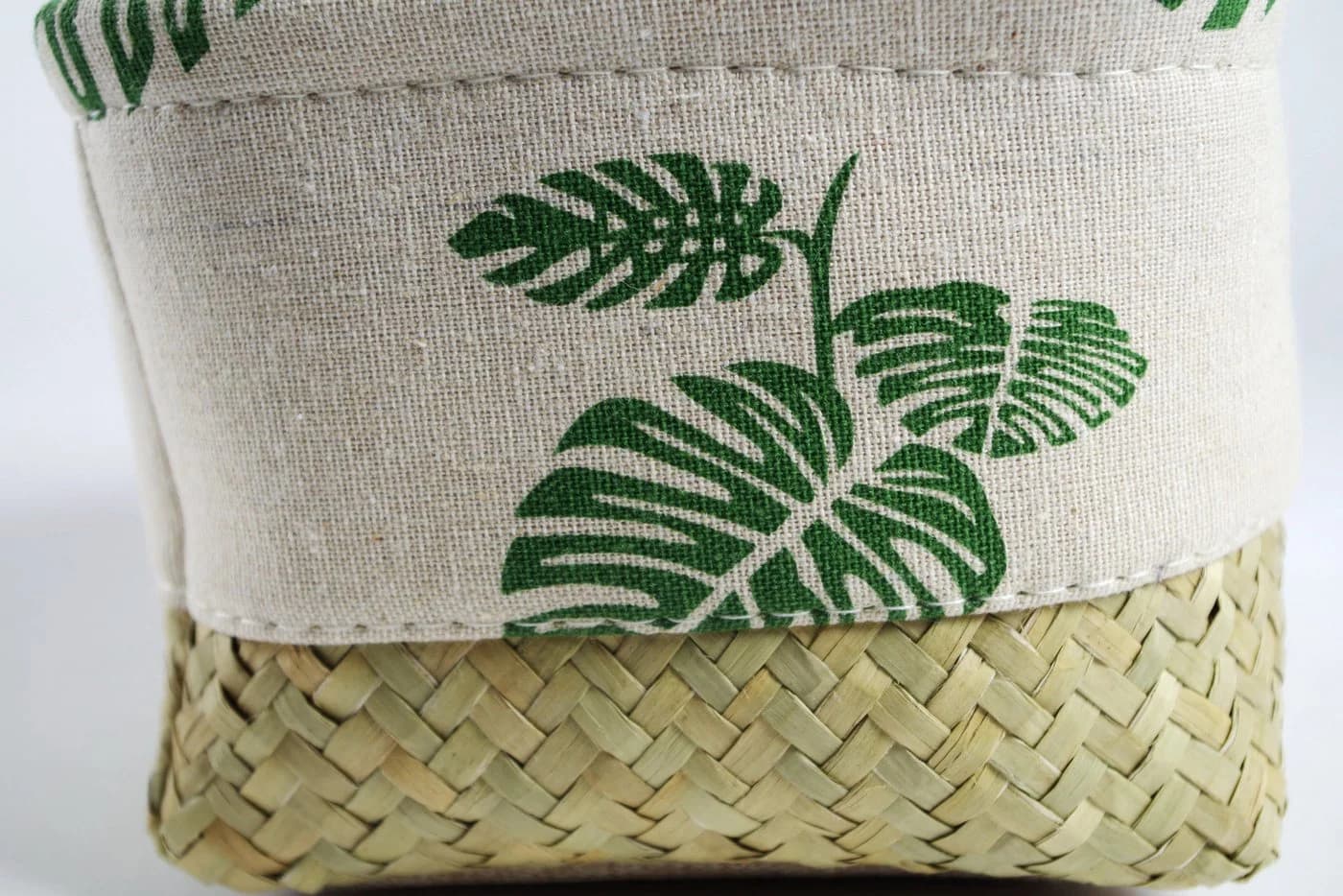 Kobolo Aufbewahrungskorb Dekoschale LEAF aus Seegras 3-teilig - Bild 4