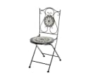 Kobolo Klappstuhl Metall Grau Mosaik 88cm Bild 2