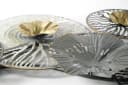 Kobolo Wandbild Metallbild 3D -ROOTS- Anthrazit-Silber-Gold Bild 5