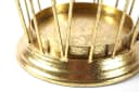 Kobolo Schirmständer DOUBLE Gold Metall mit zwei Öffnungen Bild 4