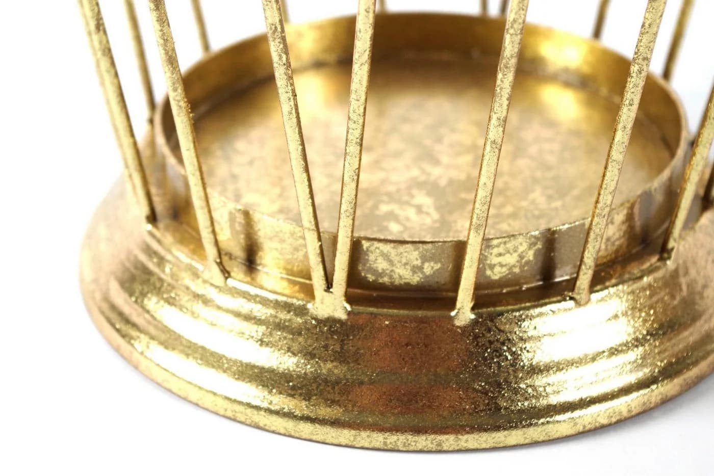 Kobolo Schirmständer DOUBLE Gold Metall mit zwei Öffnungen - Bild 4