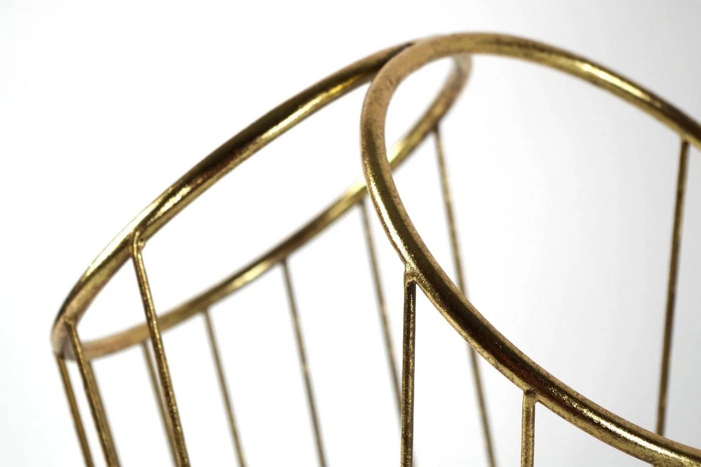 Kobolo Schirmständer DOUBLE Gold Metall mit zwei Öffnungen - Bild 5
