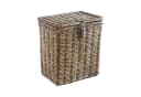 Kobolo Wäschekorb Eckig Grau Kubu-Rattan Mit Deckel Bild 2