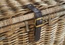 Kobolo Wäschekorb Eckig Grau Kubu-Rattan Mit Deckel Bild 3