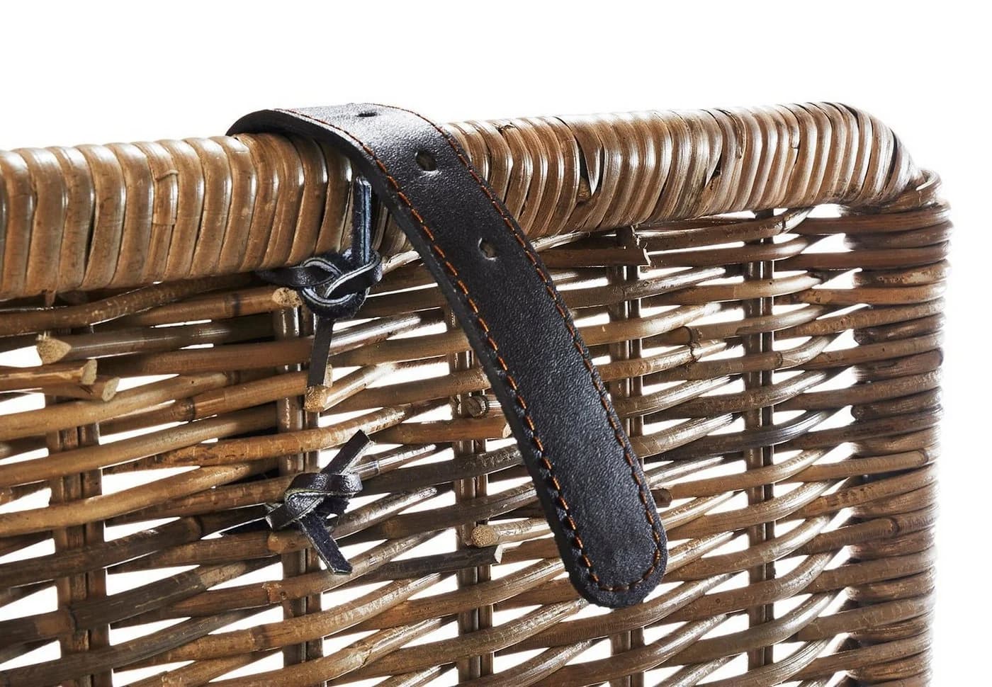 Kobolo Wäschekorb Eckig Grau Kubu-Rattan Mit Deckel - Bild 5