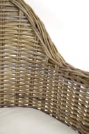 Kobolo Rattansessel BOSTON NEW Rattan Kubu Grey Bild 4