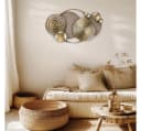 Kobolo 3D Wandbild Metallbild GOLDEN Industrial Look Bild 1