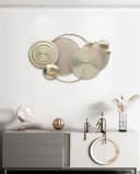 Kobolo 3D Wandbild Metallbild GOLDEN Industrial Look Bild 3