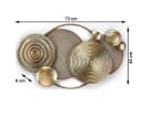 Kobolo 3D Wandbild Metallbild GOLDEN Industrial Look Bild 4