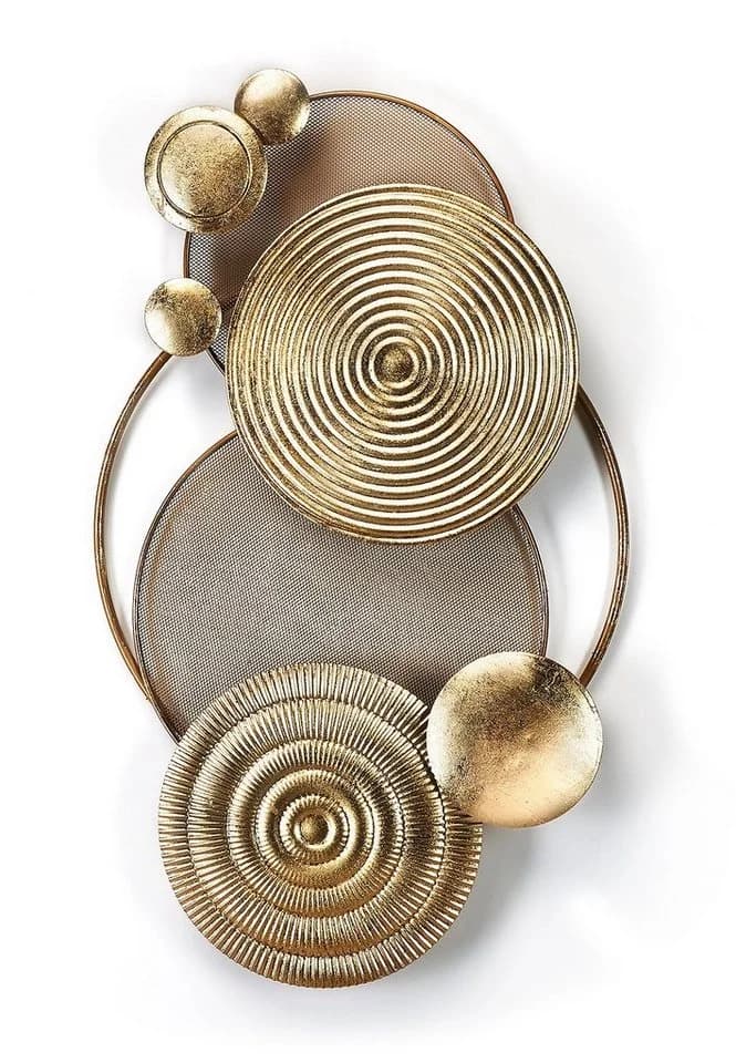 Kobolo 3D Wandbild Metallbild GOLDEN Industrial Look - Bild 5