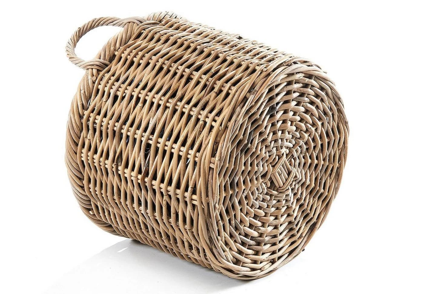 Kobolo Pflanzkübel Rattan rund mit Folie ausgeschlagen 2 Größen - Bild 3