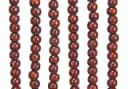 Kobolo Türvorhang Perlenvorhang CHOCO Holzperlen braun 50 Stränge Bild 4