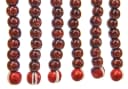 Kobolo Türvorhang Perlenvorhang CHOCO Holzperlen braun 50 Stränge Bild 5