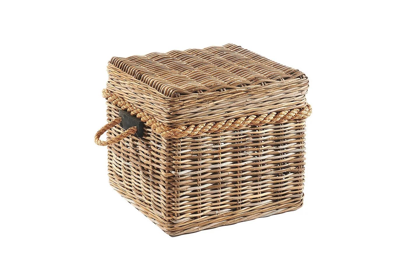 Kobolo Truhe Rattan Kubu Grey 50x50x45 cm - Bild 2