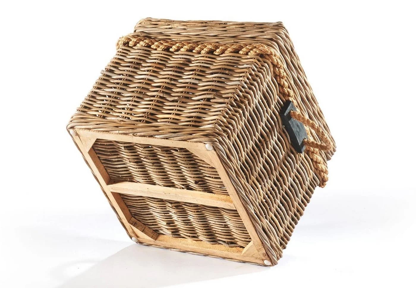 Kobolo Truhe Rattan Kubu Grey 50x50x45 cm - Bild 5